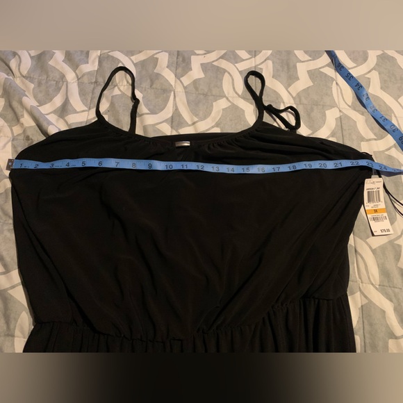 Style & Co 3X NWT Black adjustable Spaghetti Strap Maxi - Picture 7 of 10